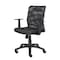 Officesource Crossway Collection Mesh Back Task Chair with Black Base 610FBK - alternate 7
